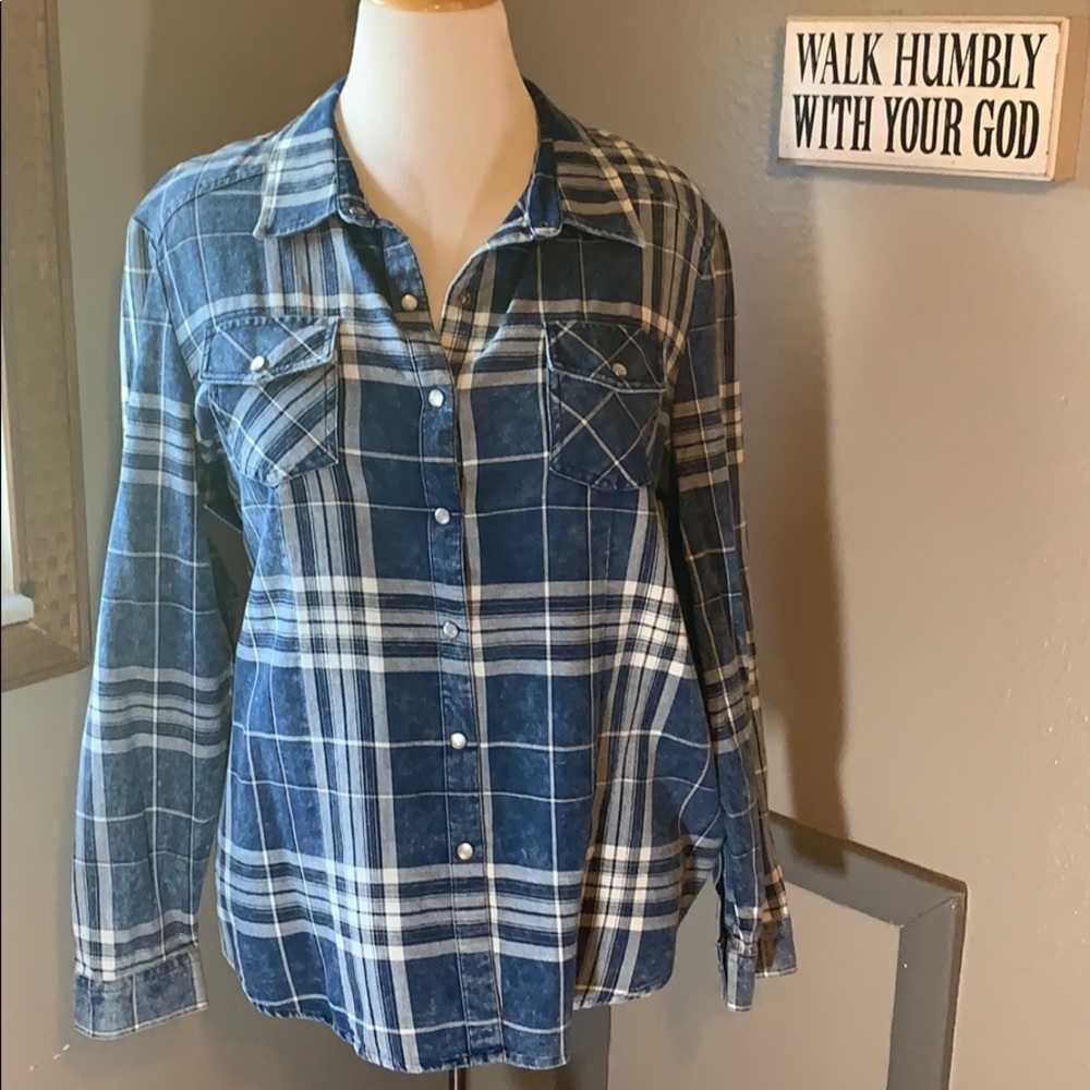 Blue Plaid “REBA” Original.